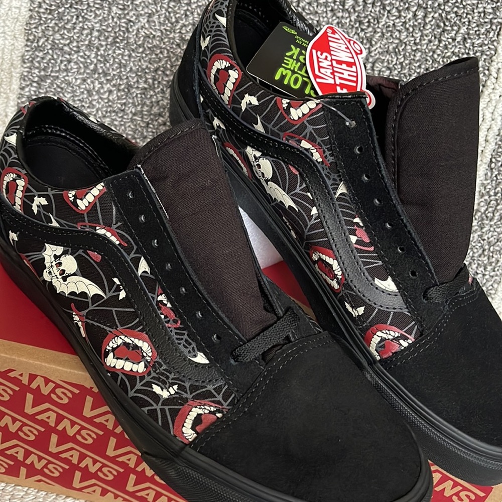 Vans Old Skool Glow Frights Black/Black WMNS - Picture 8 of 16